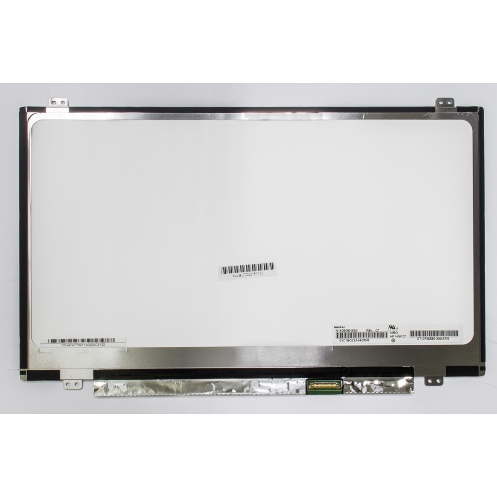 LCD sreen 1366x768 HD, LED, SLIM, glossy, 30pin (right) EDP, A+